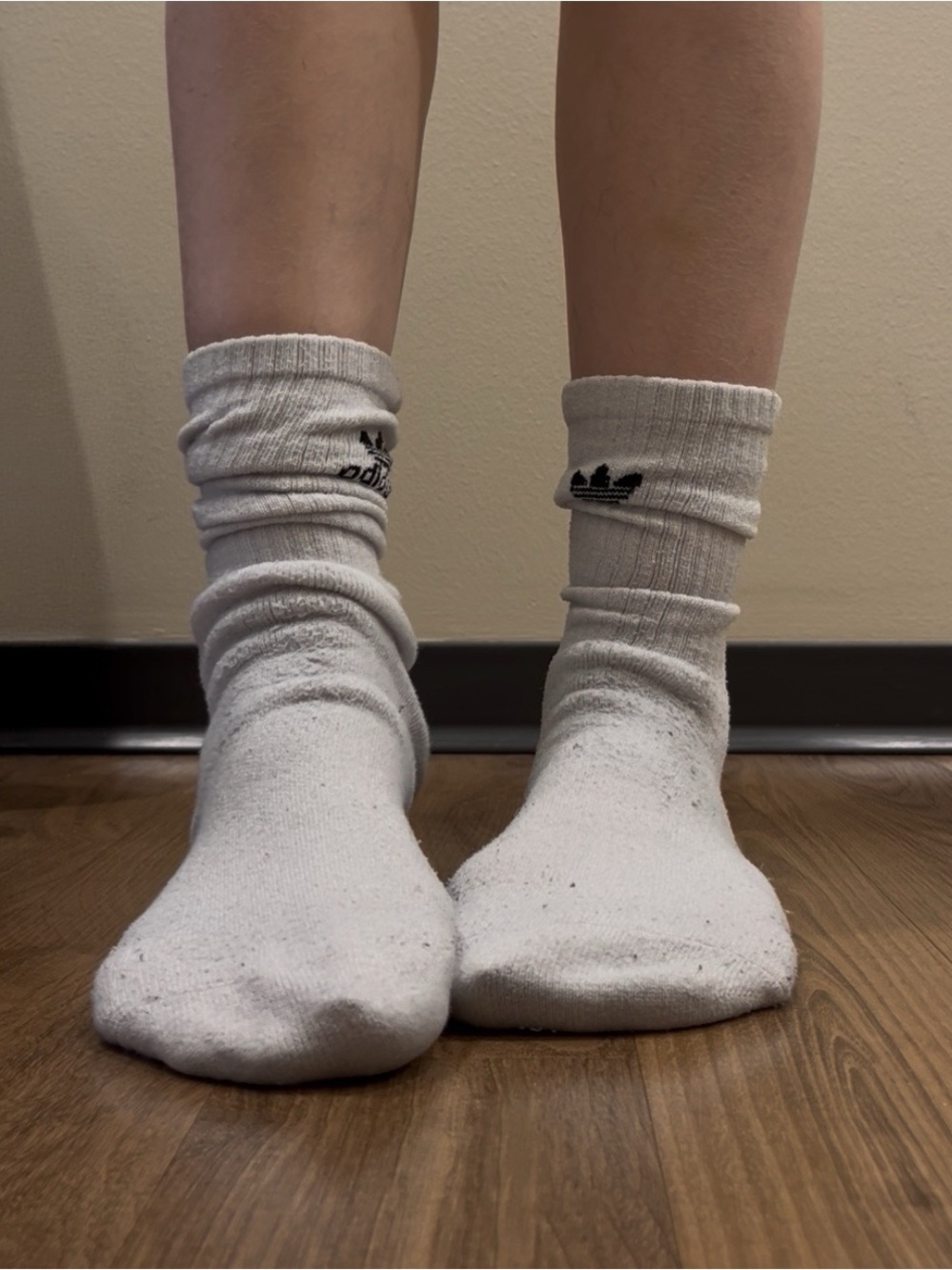 Adidas Gym Women Socks Worn